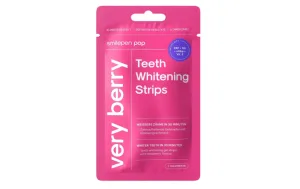 Benzi pentru albirea dintilor Very Berry, 14 benzi, Smilepen pop