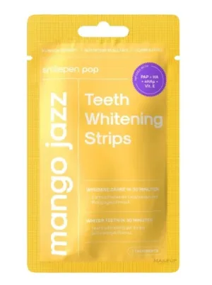 Benzi pentru albirea dintilor Mango jazz, 14 benzi, Smilepen pop