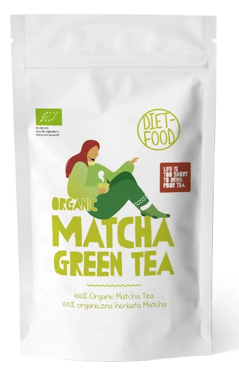 Ceai Verde Matcha Bio, 100 g, Diet-Food — preț și oferte
