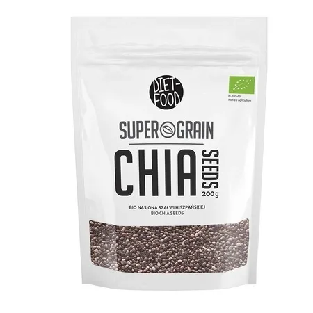 Semințe de Chia BIO, 200 g DIET FOOD — preț și oferte