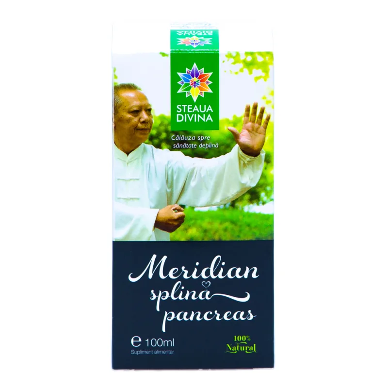 Tinctura pentru splina si pancreas Meridian, 100ml, Steaua Divina — preț și oferte