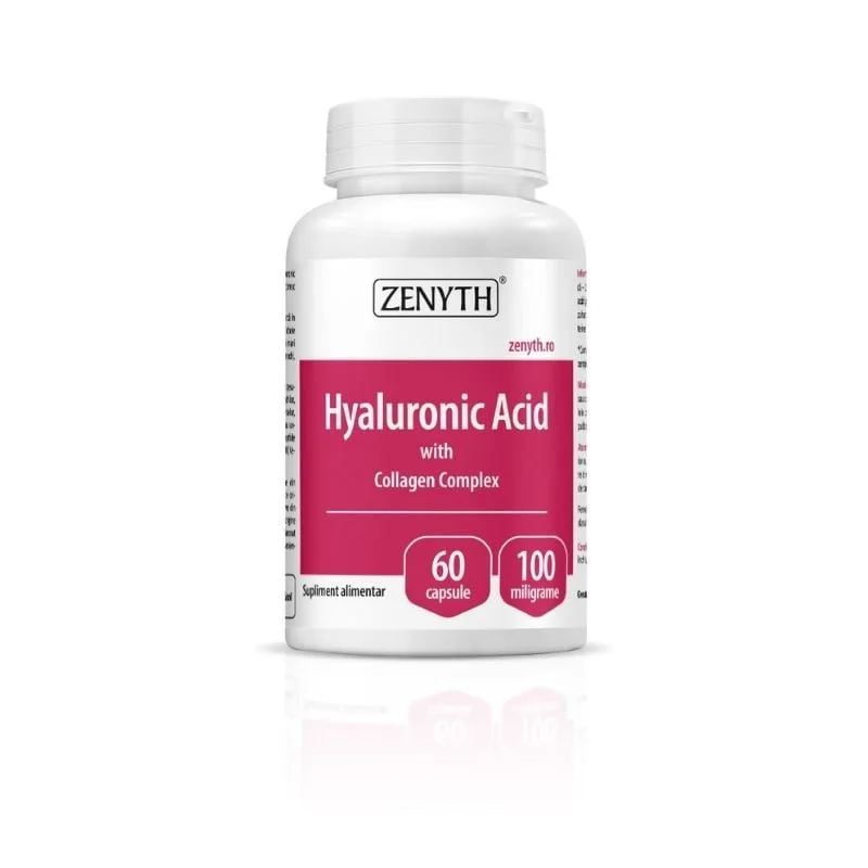 Zenyth Hyaluronic Acid with Collagen Complex, 60 capsule — preț și oferte