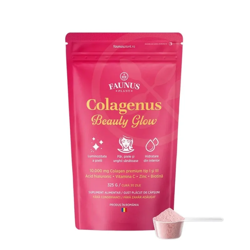 Colagenus Beauty Glow, 325g, Faunus Plant — preț și oferte