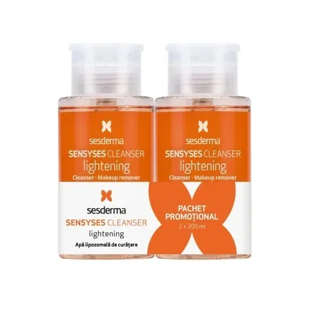 Pachet Lotiune pentru curatarea tenului Sensyses Lightening, 2x200 ml, Sesderma — preț și oferte
