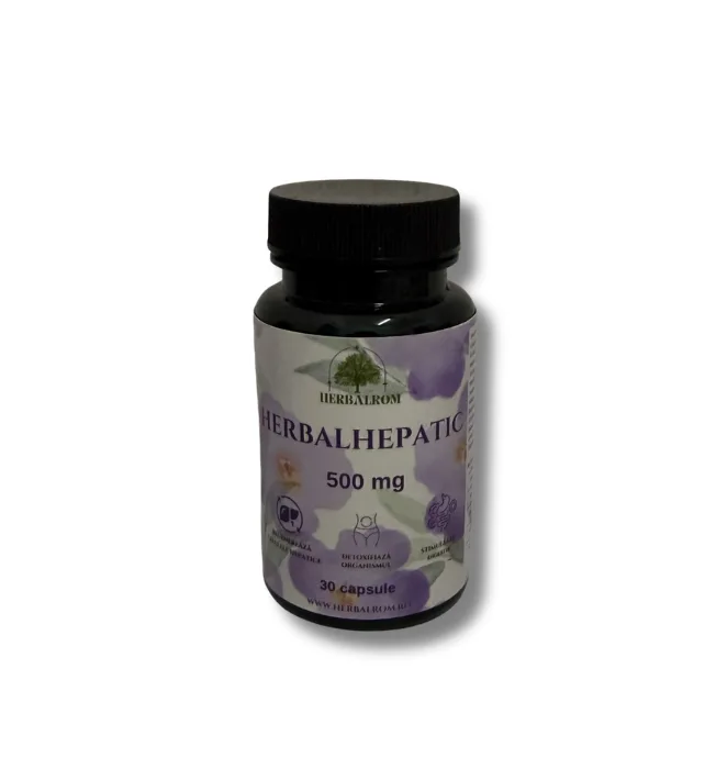 HerbalHepatic 500 mg - 30 capsule — preț și oferte