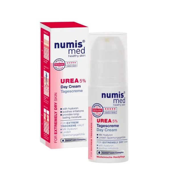 Crema de zi cu uree 5% si Hyaluron, Numismed | 50 ml — preț și oferte