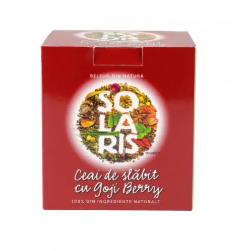 Ceai de slabit cu goji berry, 20 doze, Solaris — preț și oferte