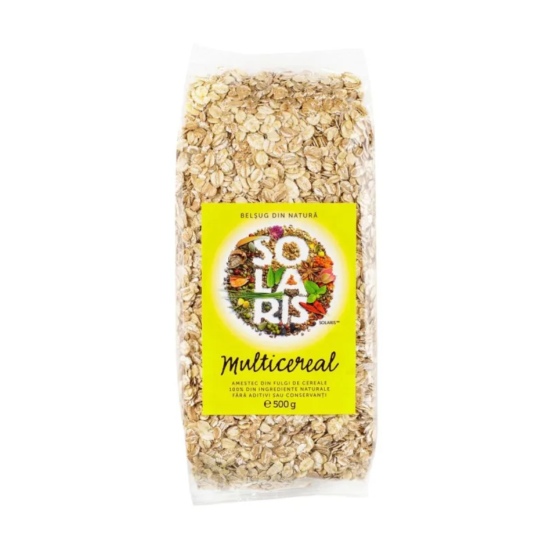 Amestec de fulgi multicereal, 500g, Solaris — preț și oferte
