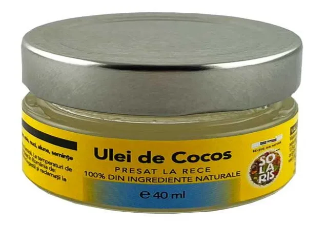 Ulei de cocos, 40ml, Solaris — preț și oferte