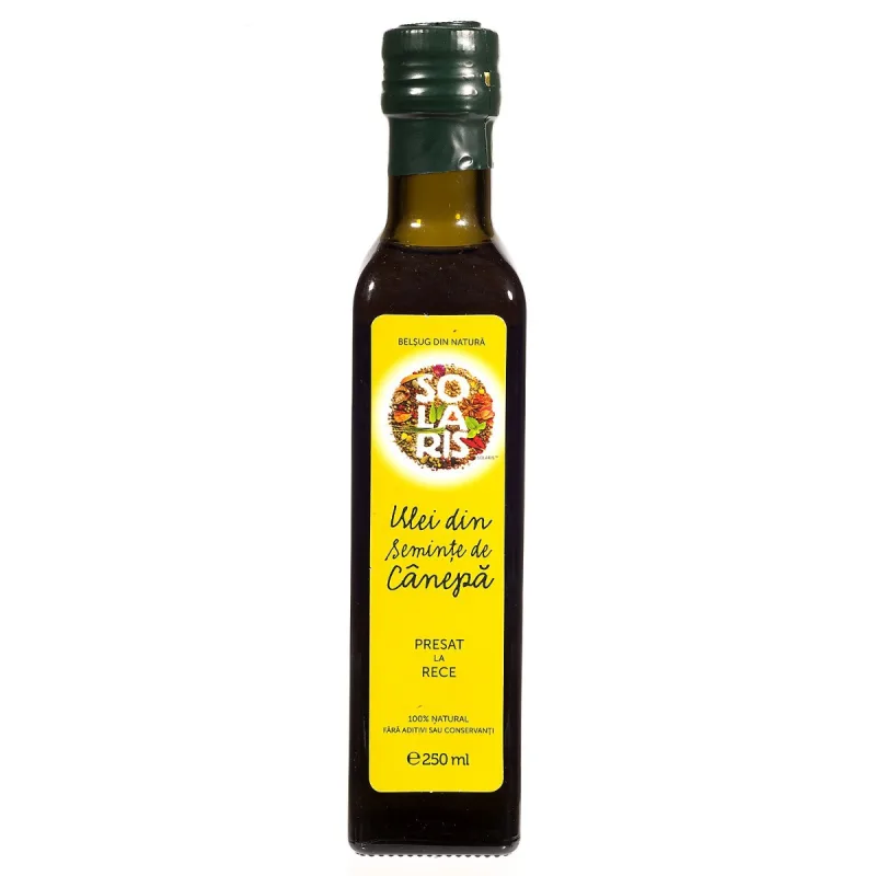 Ulei din seminte de canepa, 250ml, Solaris — preț și oferte
