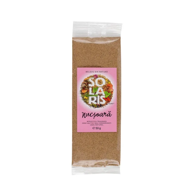 Condiment nucsoara macinata, 50g, Solaris — preț și oferte