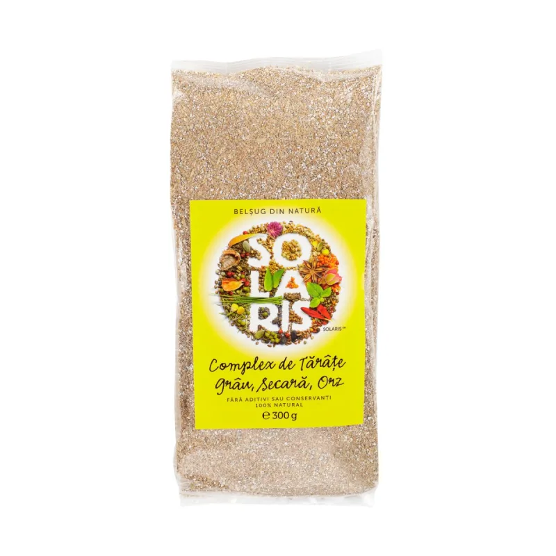 Complex de tarate din grau orz si secara, 300g, Solaris — preț și oferte