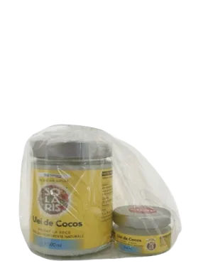 Pachet Ulei de cocos, 500ml + 40ml, Solaris