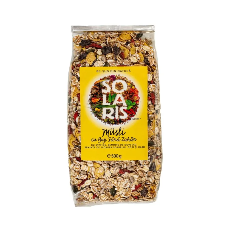 Musli cu goji, 500g, Solaris — preț și oferte