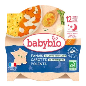 Meniu deliciu cu pastarnac, morcovi si mamaliguta, 230g, BabyBio