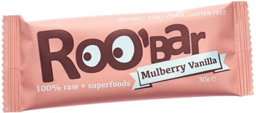 Baton raw cu dude si vanilie Bio, 30g, Roobar — preț și oferte