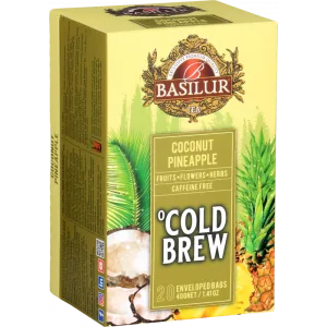 Ceai asortat Coconut & Pineapple, 20 plicuri, Basilur