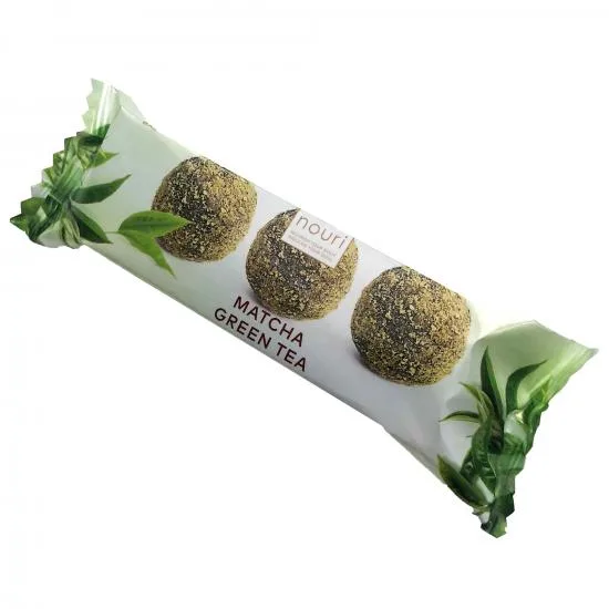 Trufe vegane cu ceai verde Matcha 3 bucati, 30g, Nouri — preț și oferte
