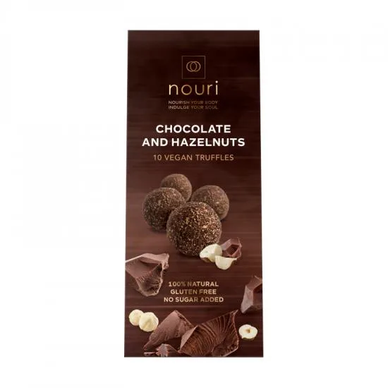 Trufe vegane cu ciocolata si alune 10 bucati, 100g, Nouri — preț și oferte