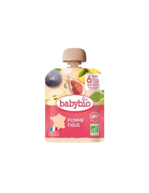Piure de mere si smochine Bio, 90g, BabyBio