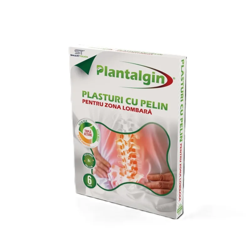 Plasturi cu pelin pentru dureri lombare, 6 bucati, Plantalgin — preț și oferte