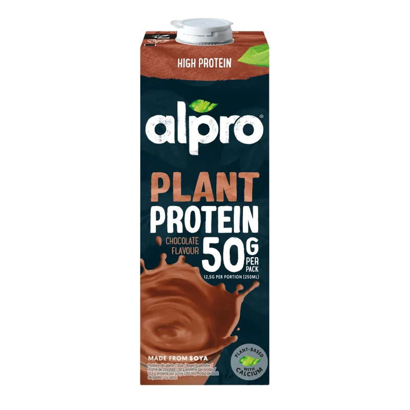 Bautura din soia cu aroma de ciocolata si proteina, 1000ml, Alpro — preț și oferte