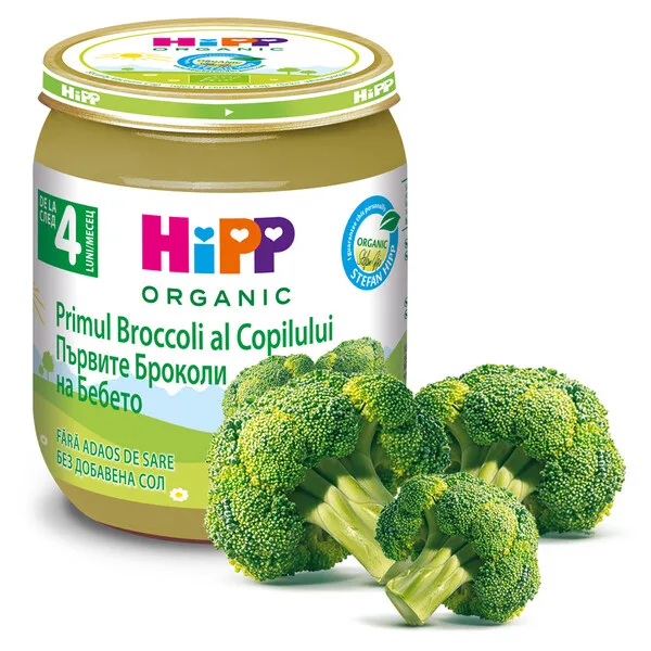 Primul broccoli al copilului Organic, 125g, HiPP — preț și oferte