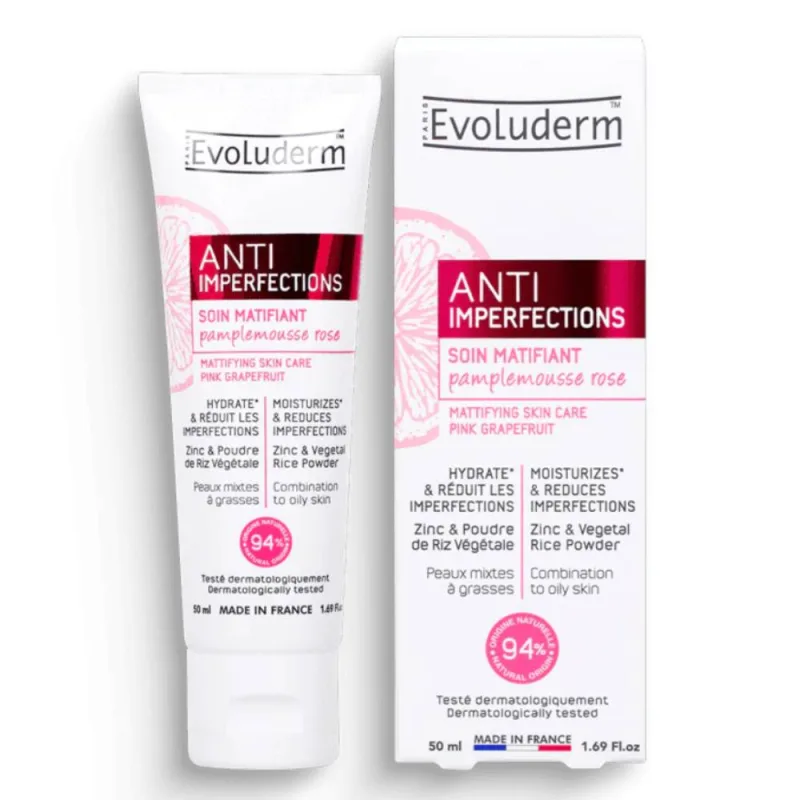 Gel matifiant anti-imperfectiuni pentru ingrijirea tenului, 50ml, Evoluderm — preț și oferte