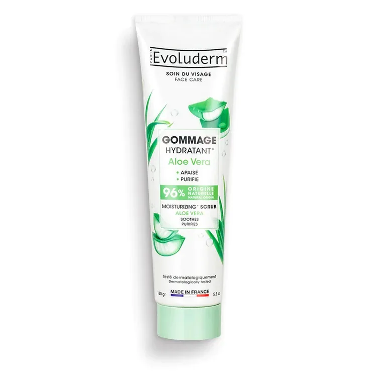 Scrub pentru fata hidratant Aloe Vera, 150g, Evoluderm — preț și oferte