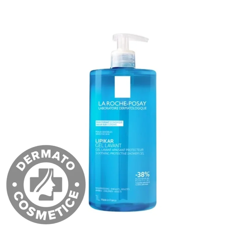 Gel de curatare pentru piele sensibila bebelusi copii si adulti Lipikar, 1000ml, La Roche-Posay — preț și oferte