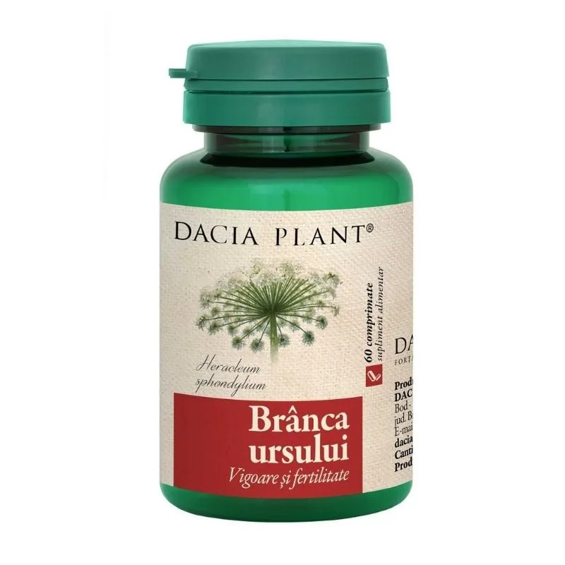 Branca Ursului, 60 comprimate, Dacia Plant — preț și oferte