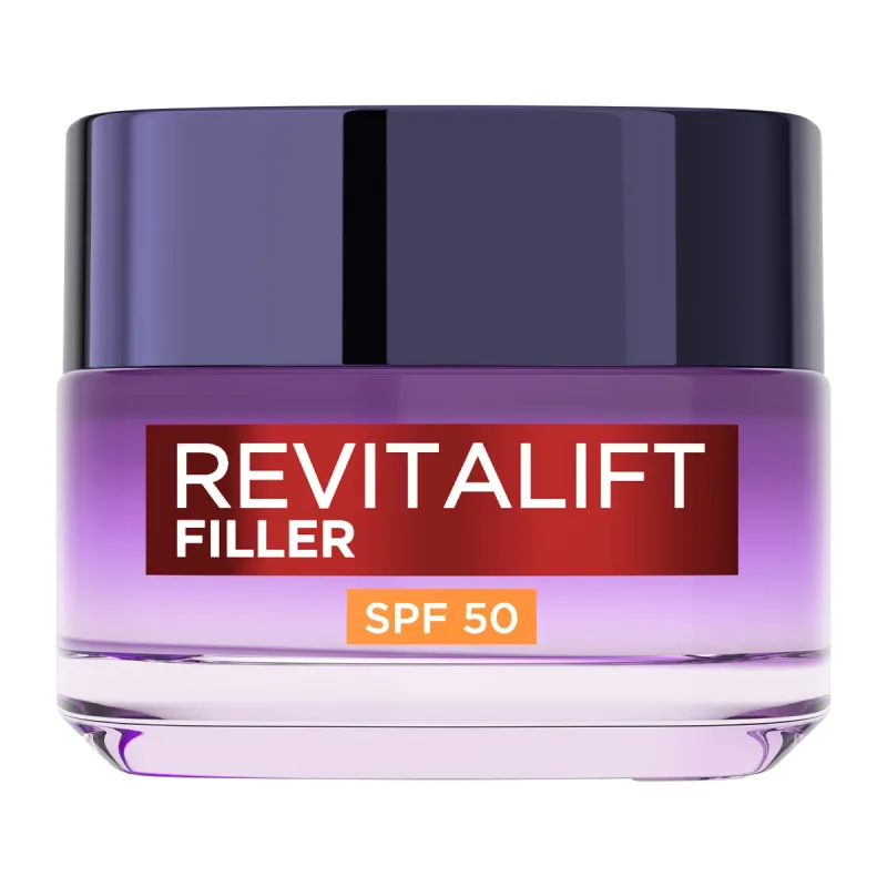 Crema antirid de zi cu acid hialuronic si SPF 50 Revitalift Filler, 50ml, L'Oreal Paris — preț și oferte