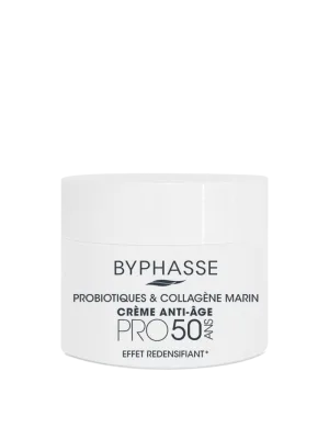 Crema anti-imbatranire cu Probiotice & Colagen marin Pro50, 60ml, Byphasse