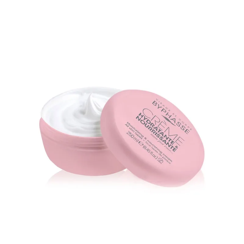 Crema de fata si corp hidratanta si hranitoare pentru toate tipurile de piele, 250ml, Byphasse — preț și oferte