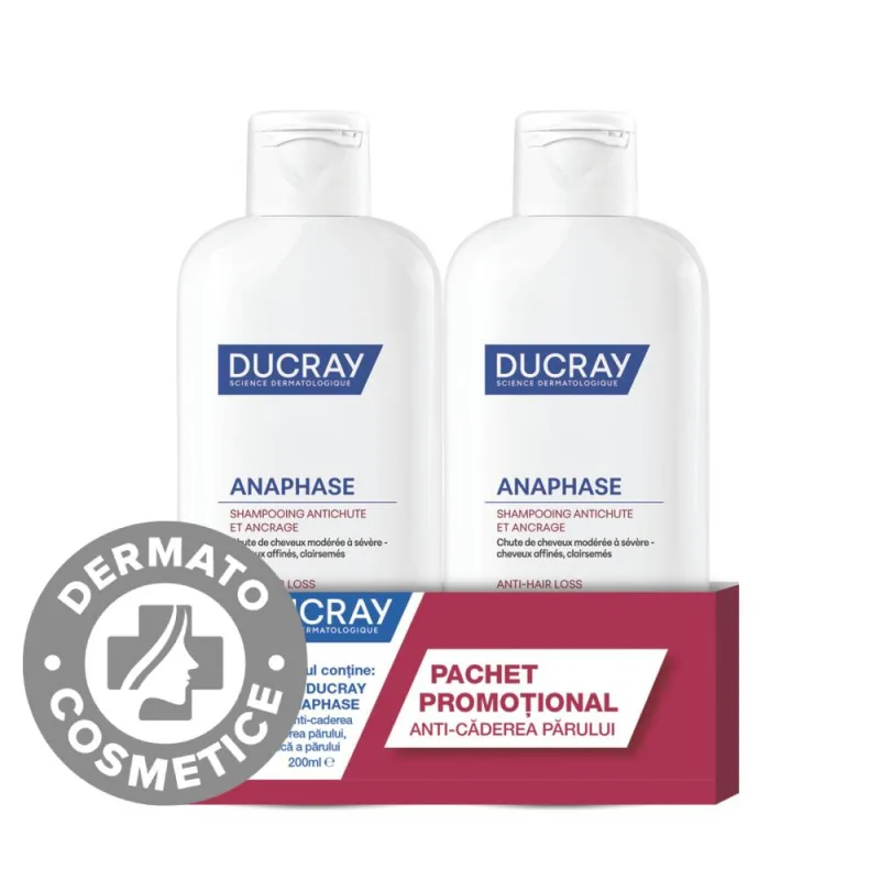 Pachet Sampon fortifiant Anaphase, 200ml + 200ml, Ducray — preț și oferte