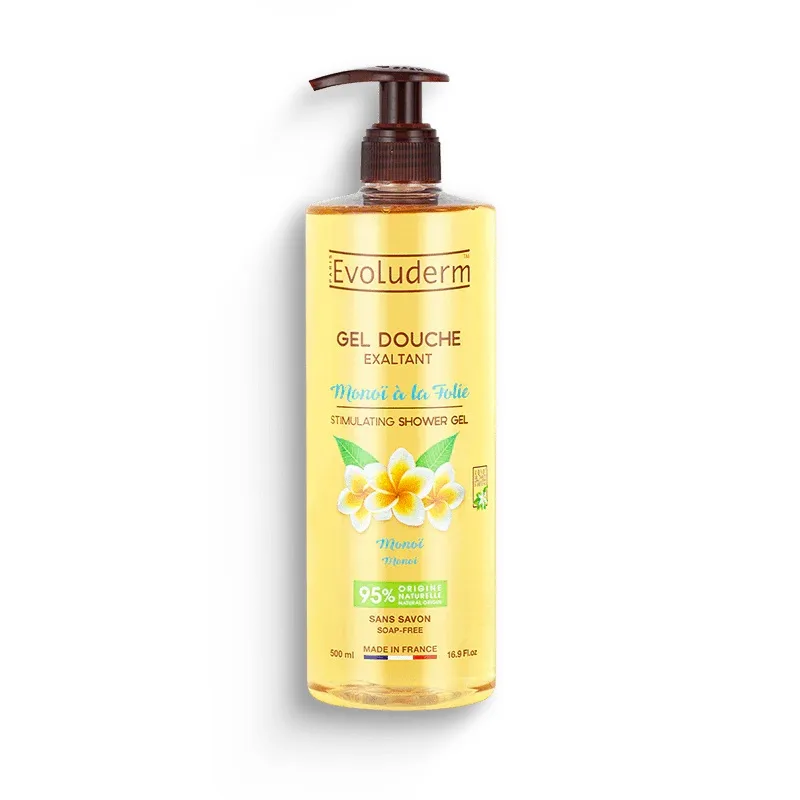 Gel de dus hidratant Monoï à la Folie, 500ml, Evoluderm — preț și oferte