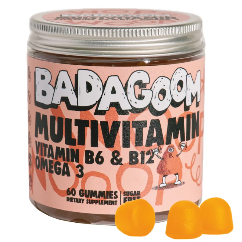 Jeleuri gumate Multivitamin Omega 3, 60 jeleuri, Badagoom — preț și oferte