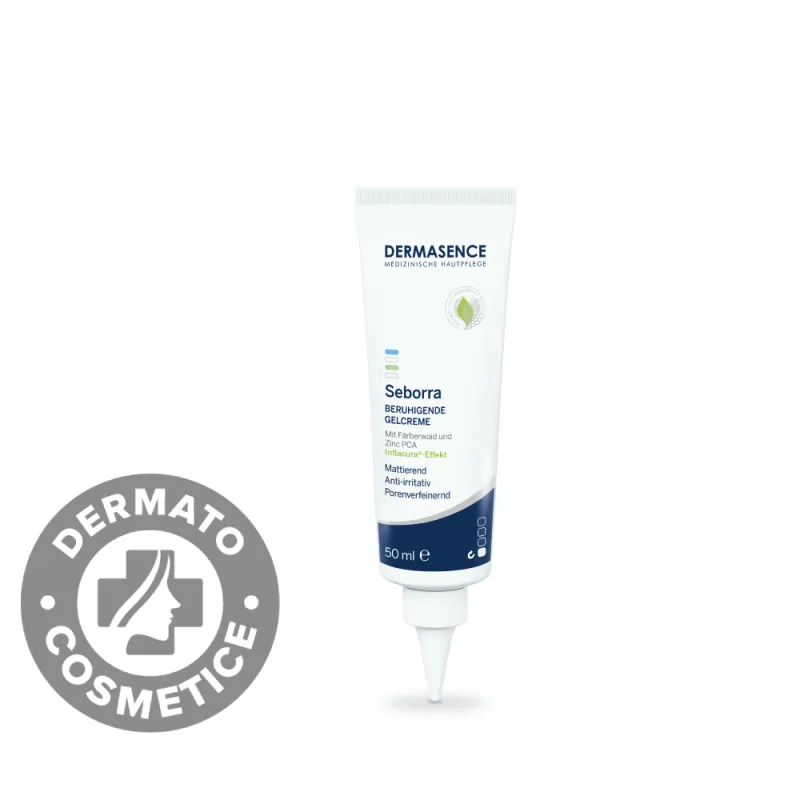 Crema-gel matifianta pentru ten gras cu impuritati Seborra, 50ml, Dermasence — preț și oferte