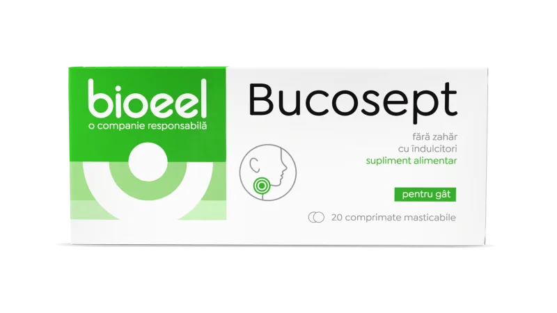 Bucosept, 20 comprimate masticabile, Bioeel — preț și oferte