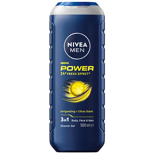 Gel de dus Power Refresh Men, 500ml, Nivea — preț și oferte