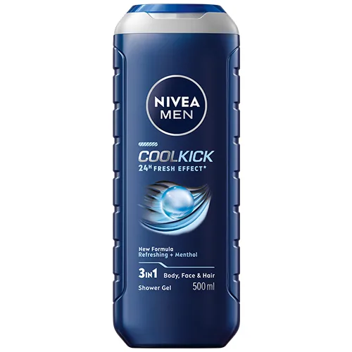 Gel de dus pentru barbati Cool Kick, 500ml, Nivea — preț și oferte