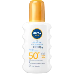 Spray pentru protectie solara SPF50+ Sun Sensitive, 200ml, Nivea