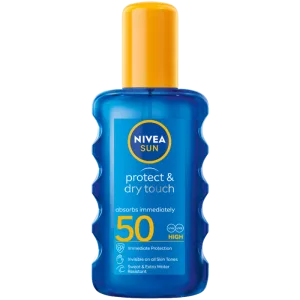 Spray pentru protectie solara SPF50 Dry Touch Invisible, 200ml, Nivea