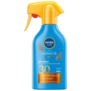 Spray cu protectie solara SPF30 Protect & Bronze Trigger, 270ml, Nivea
