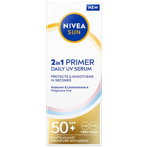 Ser primer UV cu protectie solara SPF50+ 2 in 1, 30ml, Nivea — preț și oferte
