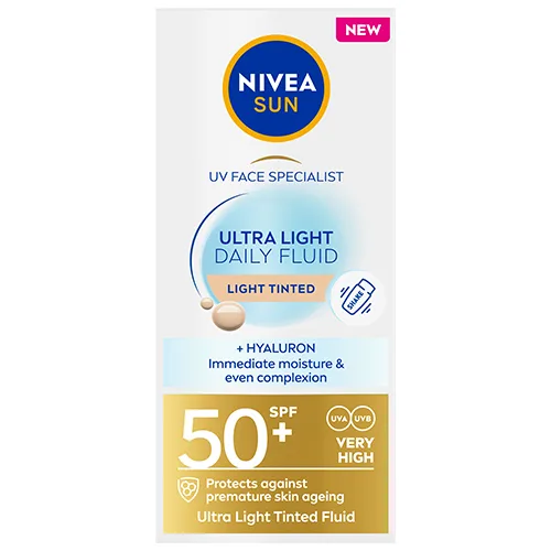 Fluid nuantat pentru fata ultra lejer cu SPF50+, 40ml, Nivea — preț și oferte