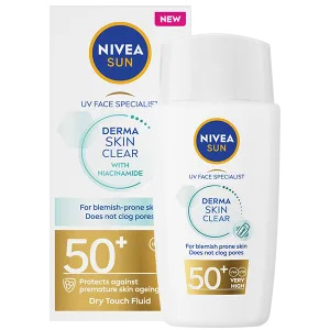 Fluid pentru fata cu niacinamida si protectie solara SPF50+, 40ml, Nivea