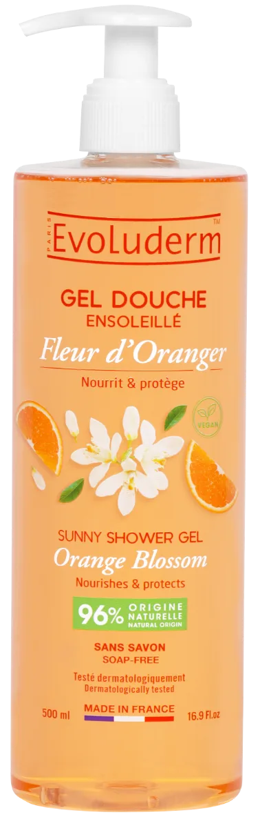 Gel de dus Sunny Fleur D'Oranger, 500ml, Evoluderm — preț și oferte
