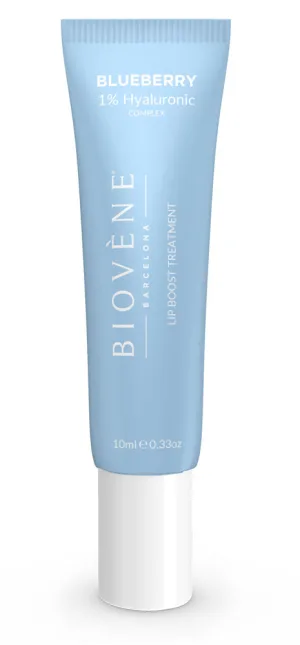 Ser pentru buze Tratament Boost Hydrating cu 1% Acid Hialuronic si Afine, 10ml, Biovene