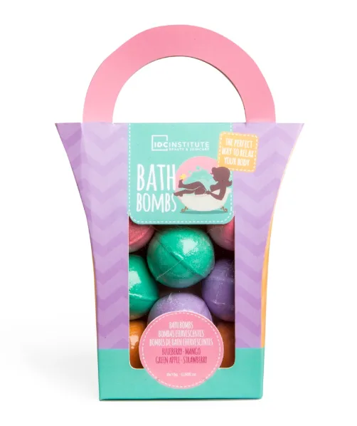 Bombe de baie Smoothie Box, 8 x 15g, IDC Institute — preț și oferte